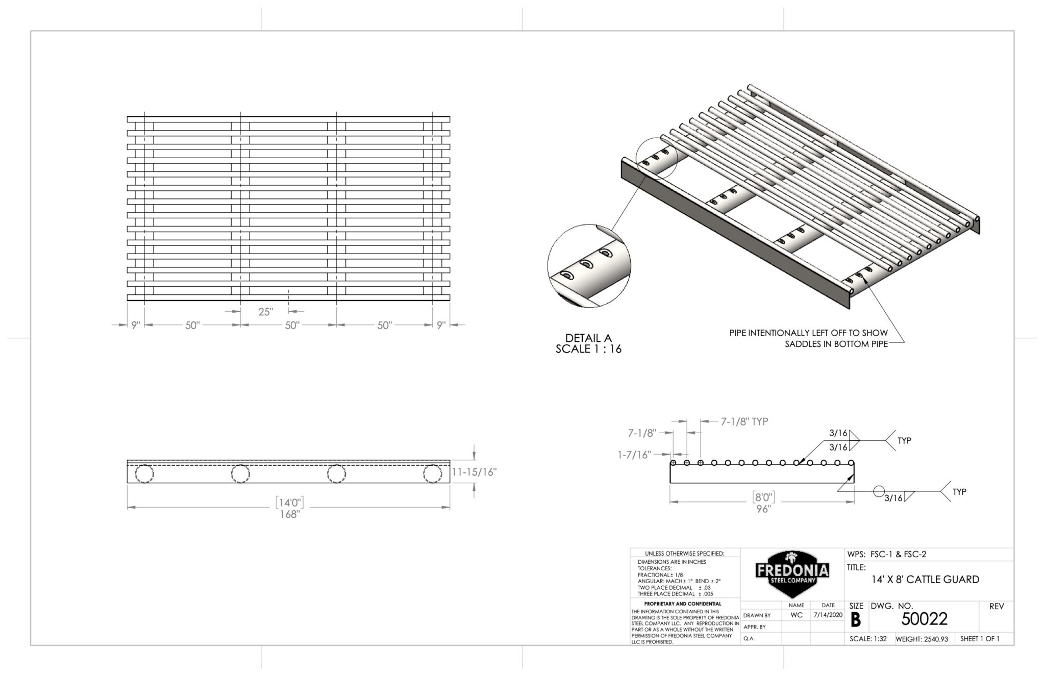 Cattle Guards & Deer Guards Fredonia Steel Company